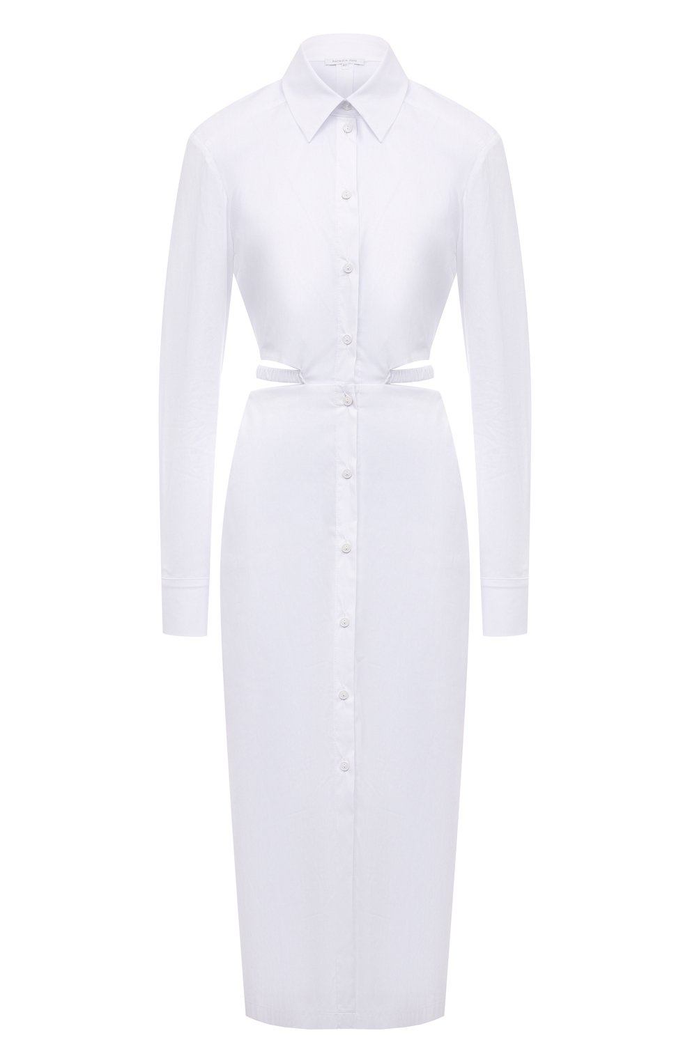 Хлопковое платье PATRIZIA PEPE белого цвета по цене 28800 руб., арт. 2A2532_A23, фото 1 Хлопковое платье PATRIZIA PEPE, арт. 2A2532_A23, фото 1