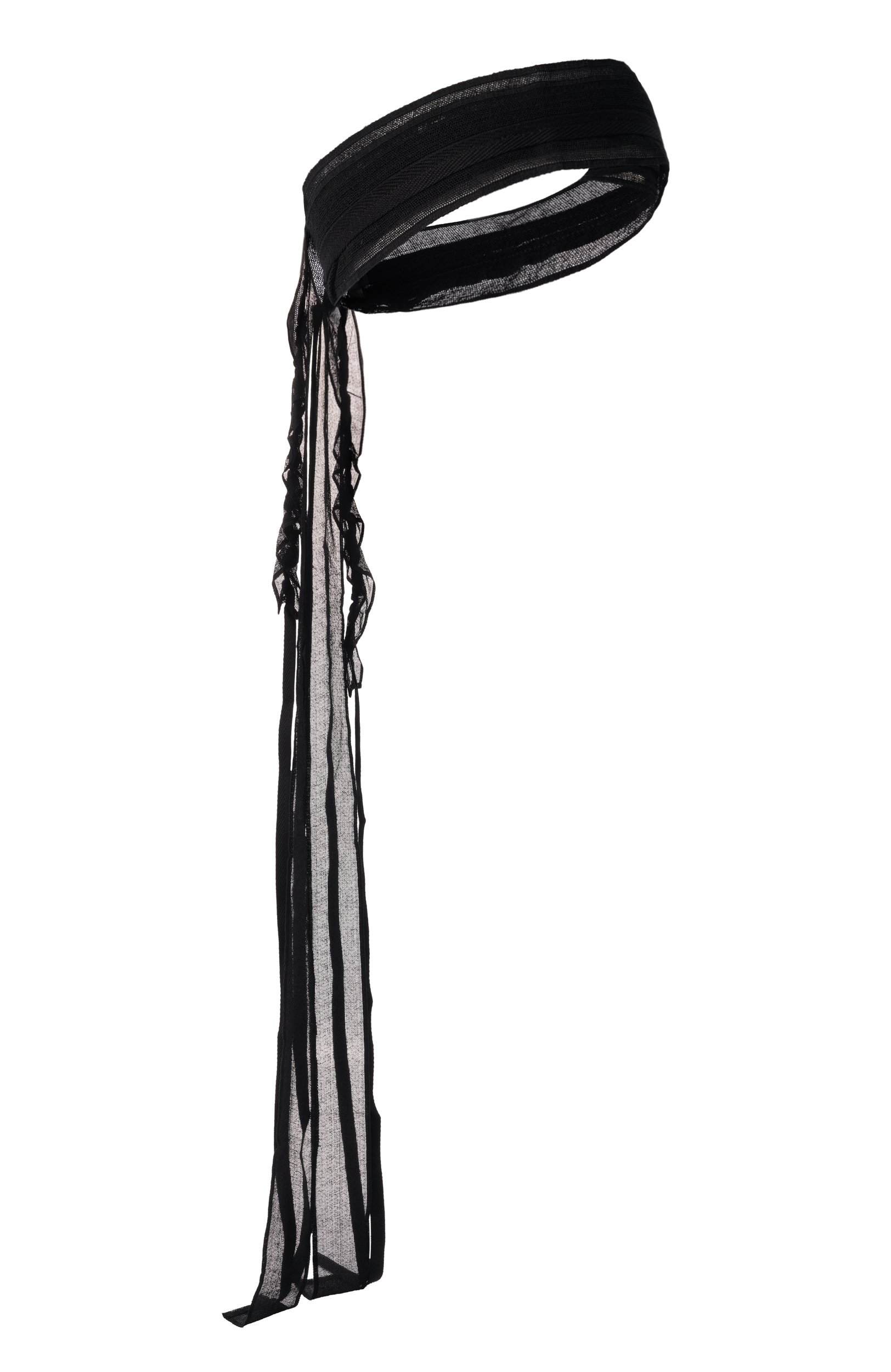 Хлопковая повязка на голову ANN DEMEULEMEESTER, арт. B0014433/RB033, фото 1