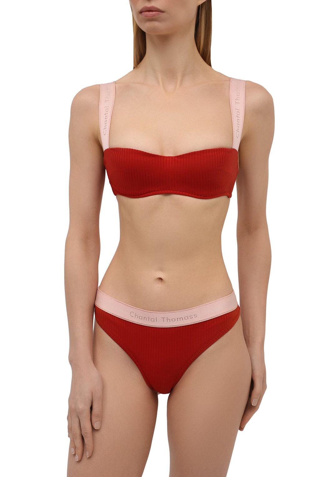 Трусы-слипы CHANTAL THOMASS красного цвета по цене 5400 руб., арт. T05C90, фото 2 Трусы-слипы CHANTAL THOMASS, арт. T05C90, фото 2