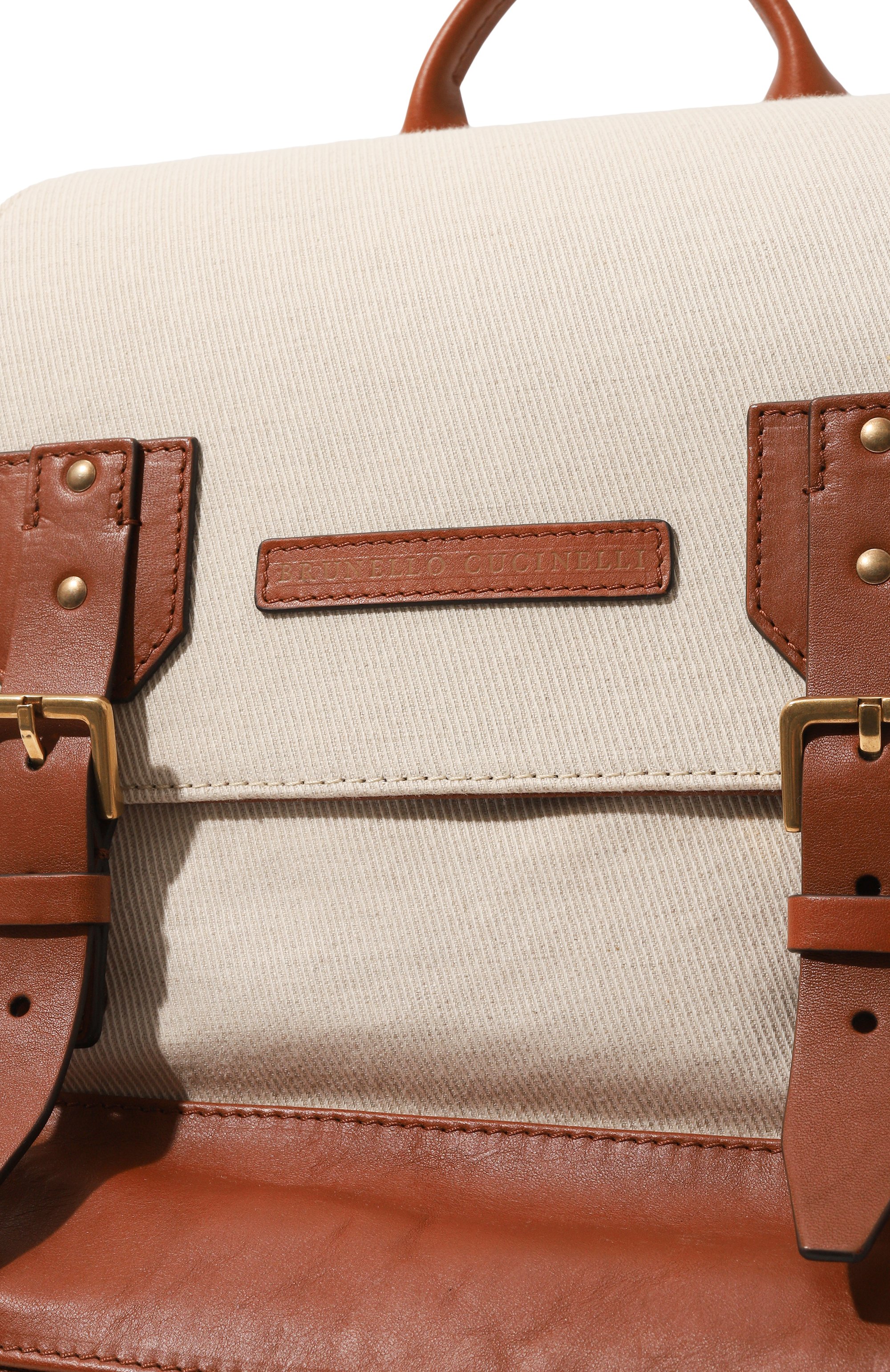 Рюкзак city BRUNELLO CUCINELLI кремового цвета по цене 431000 руб., арт. MBYEU356, фото 3 Рюкзак city BRUNELLO CUCINELLI, арт. MBYEU356, фото 3