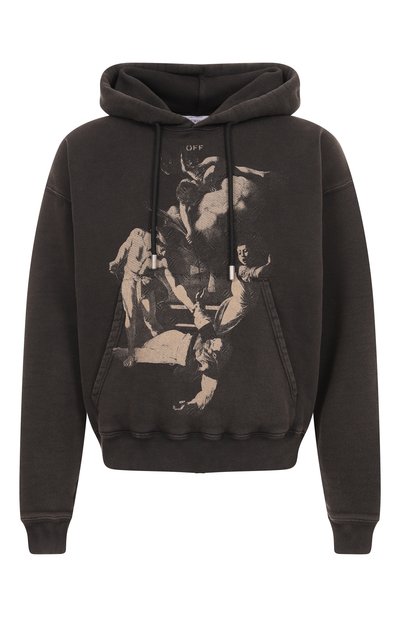 Мужской хлопковое худи OFF-WHITE, арт. 0MBB085S25FLE000