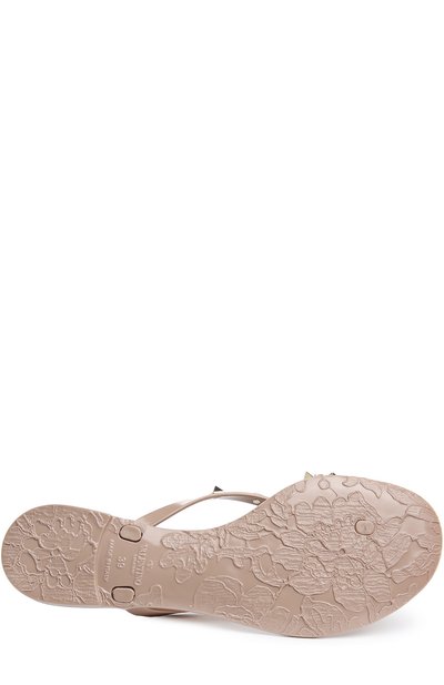 Резиновые шлепанцы pvc rockstud с бантом VALENTINO, арт. IW2S0552/PVS, фото 5