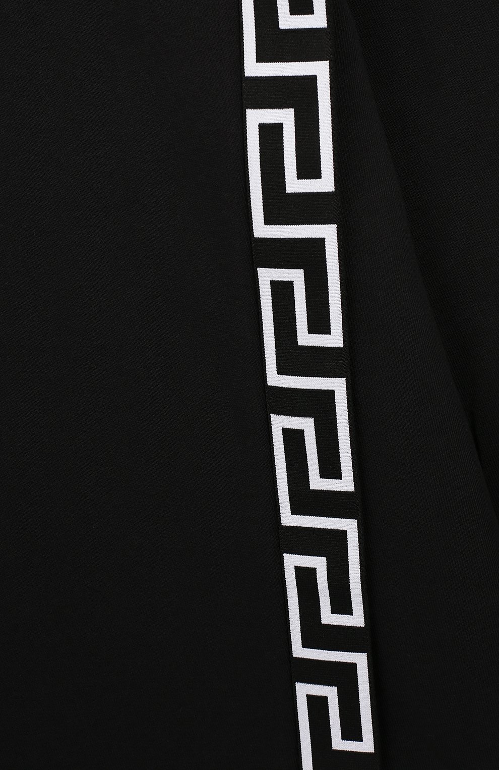 Хлопковое платье VERSACE черного цвета по цене 20850 руб., арт. YVFAB437/YFE130/8A-S, фото 3 Хлопковое платье VERSACE, арт. YVFAB437/YFE130/8A-S, фото 3