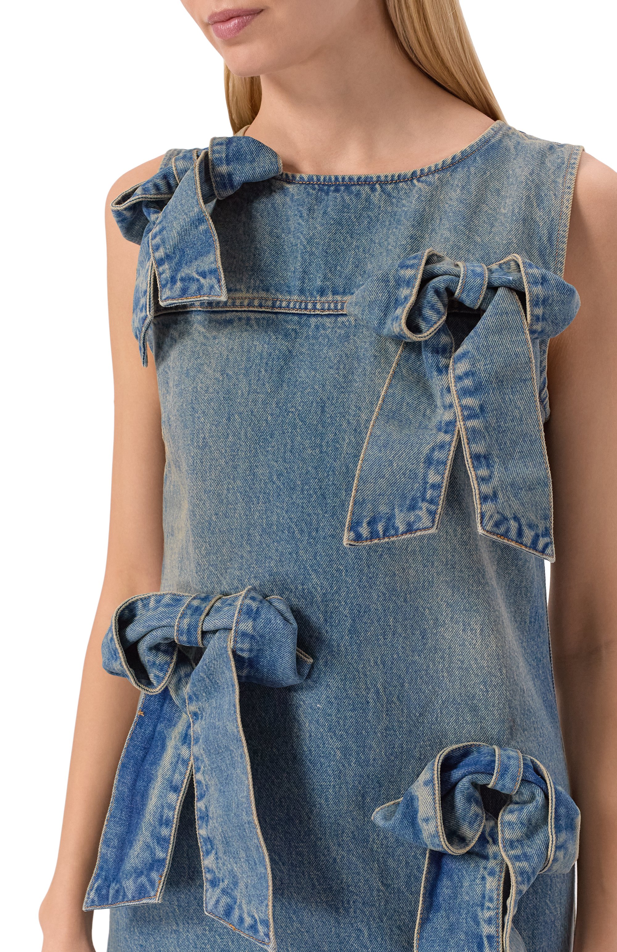 Джинсовое платье GANNI, арт. A1030213, фото 4