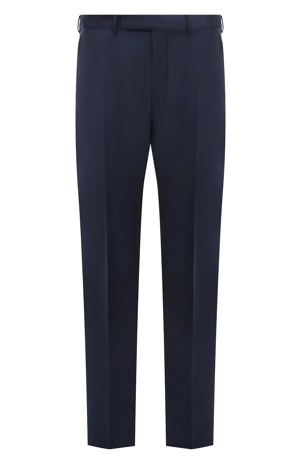 Шерстяные брюки ZEGNA темно-синего цвета по цене 96350 руб., арт. 726F10A7/75TB12, фото 1 Шерстяные брюки ZEGNA, арт. 726F10A7/75TB12, фото 1
