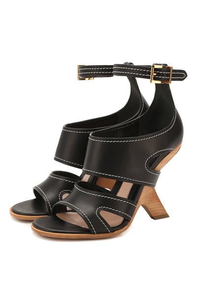 Кожаные босоножки ALEXANDER MCQUEEN, арт. 621839/WHXZ7, фото 1