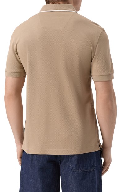 Хлопковое поло BOSS, арт. 50527650, фото 4