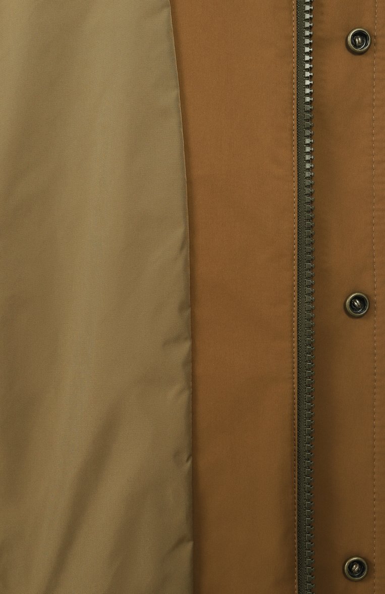 Мужская куртка-рубашка matro MONCLER коричневого цвета, арт. 1A00096/54A91 | Фото 7 (Длина (верхняя одежда): Короткие; Материал подклада: Синтетический материал; Рукава: Длинные; Материал внешний: Синтетический материал; Мужско�е Кросс-КТ: Куртка-рубашка; Кросс-КТ: Легкие; Стили: Кэжуэл; Автоматизация состава: Проставлено; Автоматизация ТО: Проставлено)
