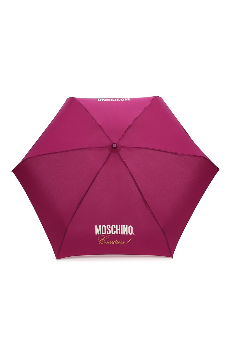 Женский складной зонт MOSCHINO бордового цвета, арт. 8014-SUPERMINI | Фото 1 (Материал: Металл, Текстиль, Синтетический материал; Материал сплава: Проставлено; Нос: Не проставлено)