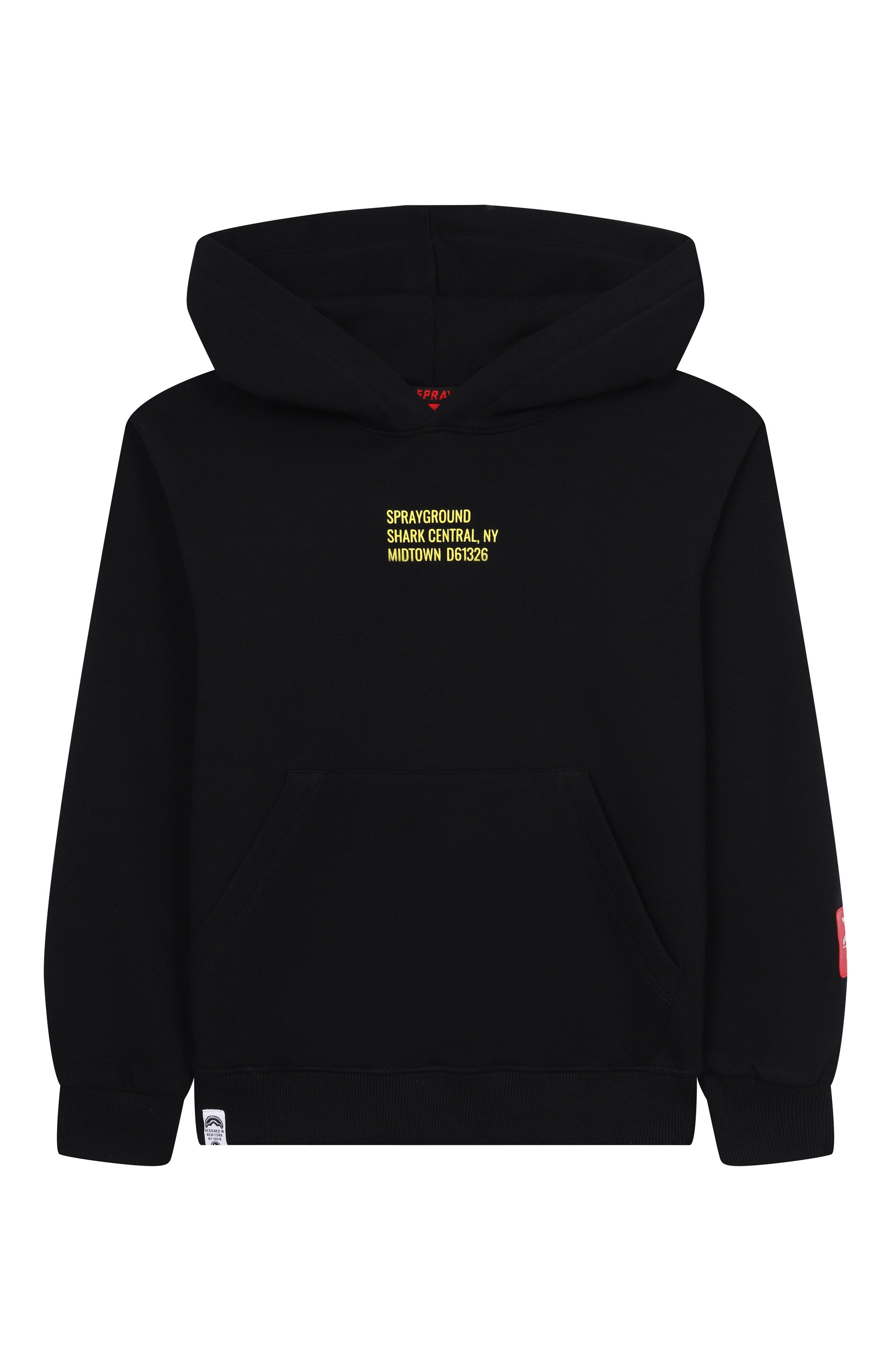Хлопковое худи SPRAYGROUND, арт. SPY1387EBLK, фото 1