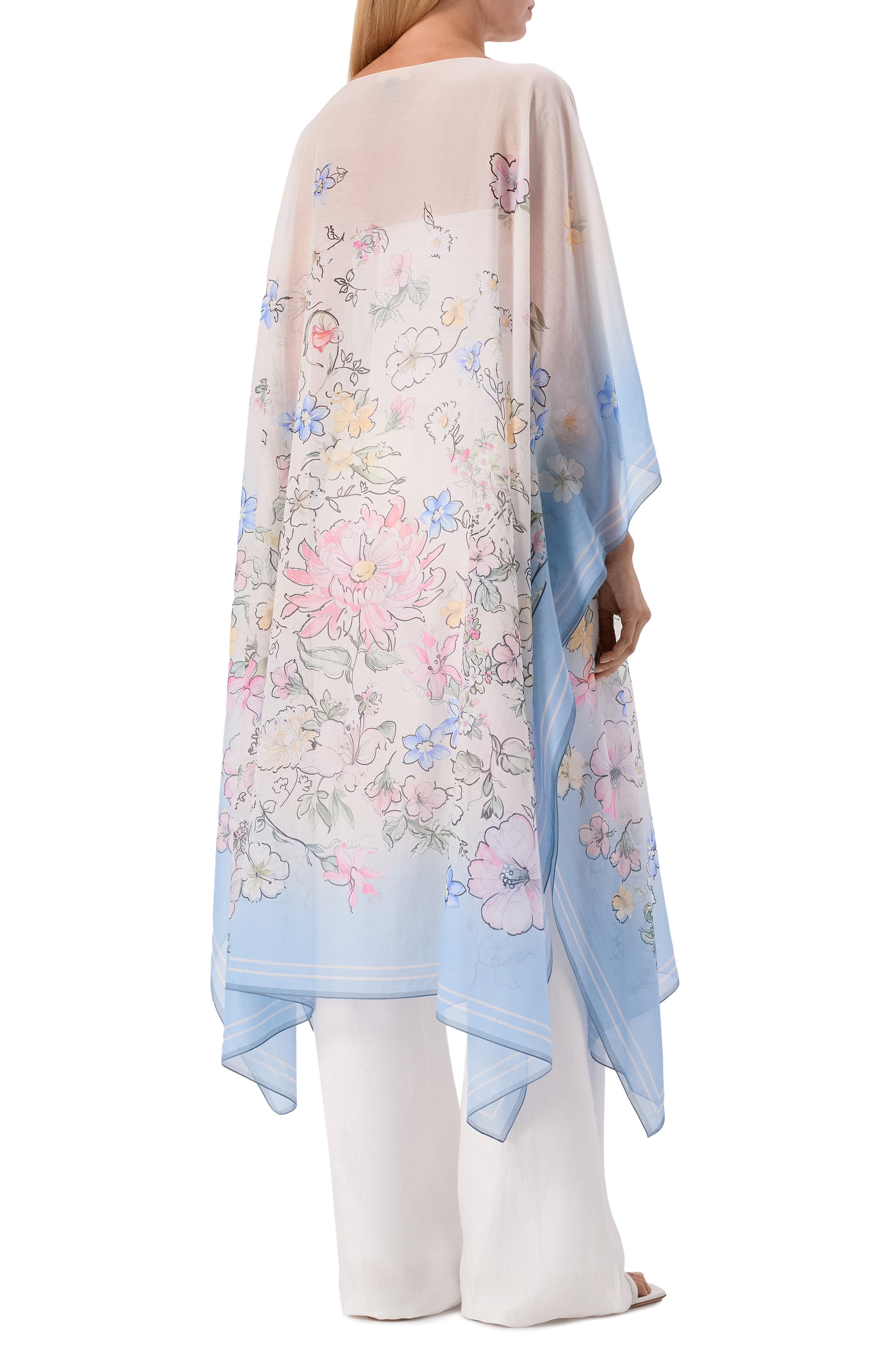 Туника из хлопка и шелка ELIE SAAB, арт. 710010414, фото 3