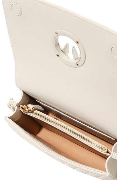 Сумка love click mini PINKO кремового цвета по цене 50240 руб., арт. 100067/A0VM, фото 5 Сумка love click mini PINKO, арт. 100067/A0VM, фото 5
