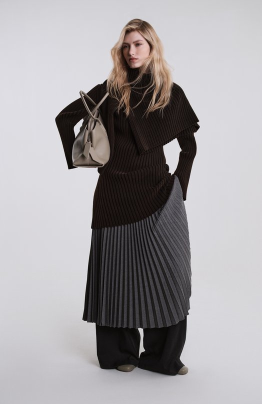 Хлопковое платье Juun.J JW485UW01D Коричневый  JW485UW01D Фото 6