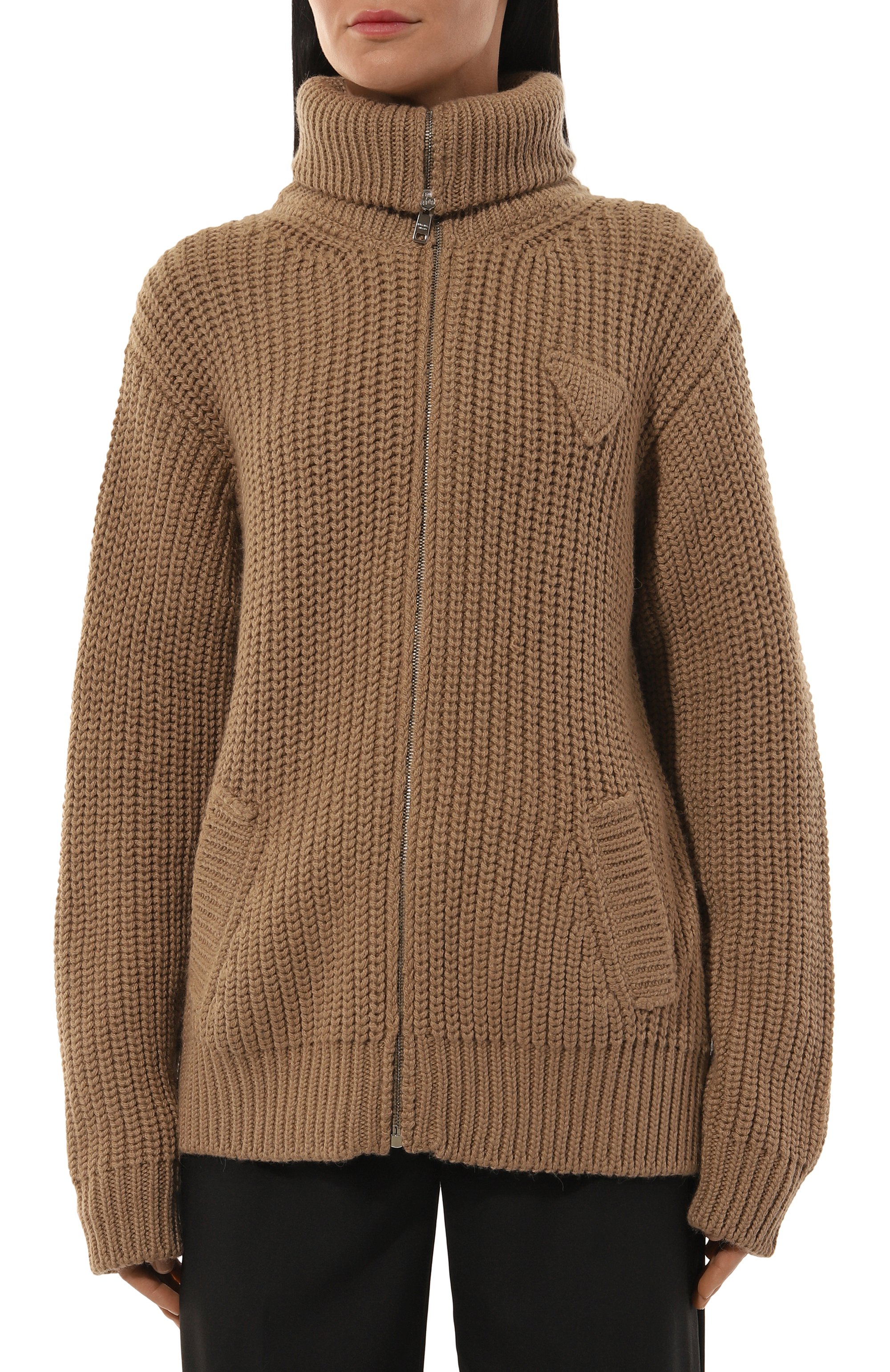 Шерстяной кардиган PRADA, арт. P25I99-10KM-F0040-212, фото 3