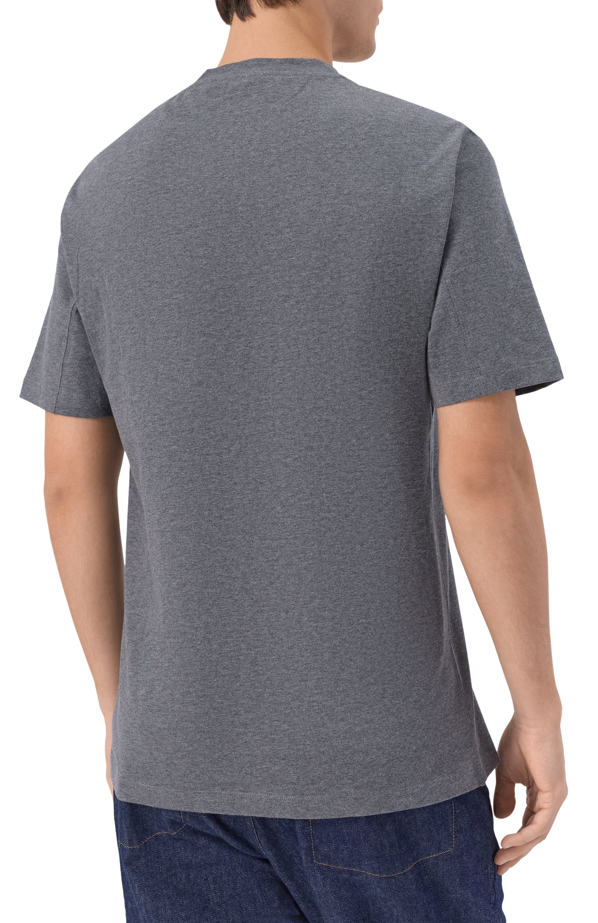 Хлопковая футболка BRUNELLO CUCINELLI, арт. M0B131308, фото 4