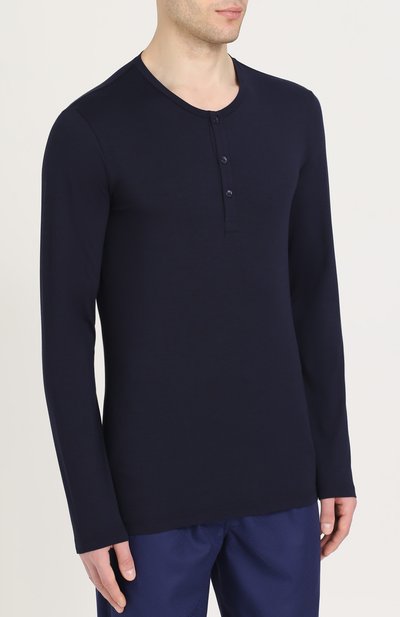 Лонгслив-хенли из хлопка и вискозы LA PERLA, арт. 0023223, фото 3