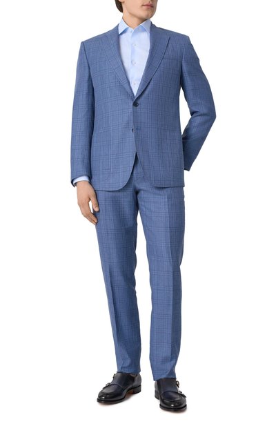 Мужской костюм изо льна и шерсти STEFANO RICCI, арт. M1SF432202/B159HA/62