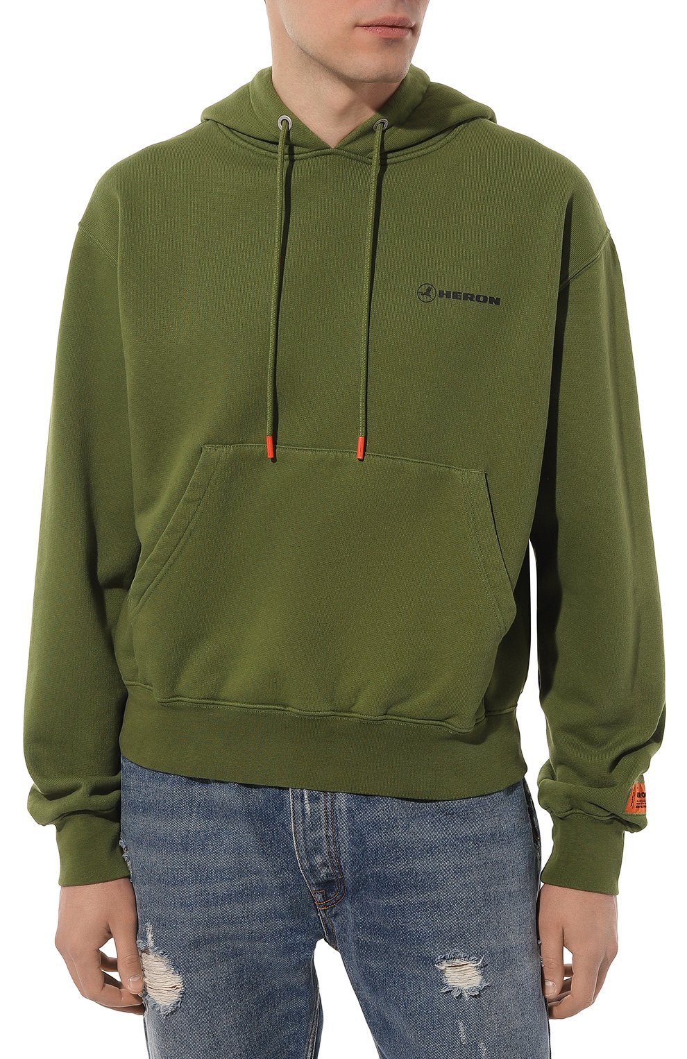 Хлопковое худи HERON PRESTON, арт. HMBB017S22JER009, фото 3