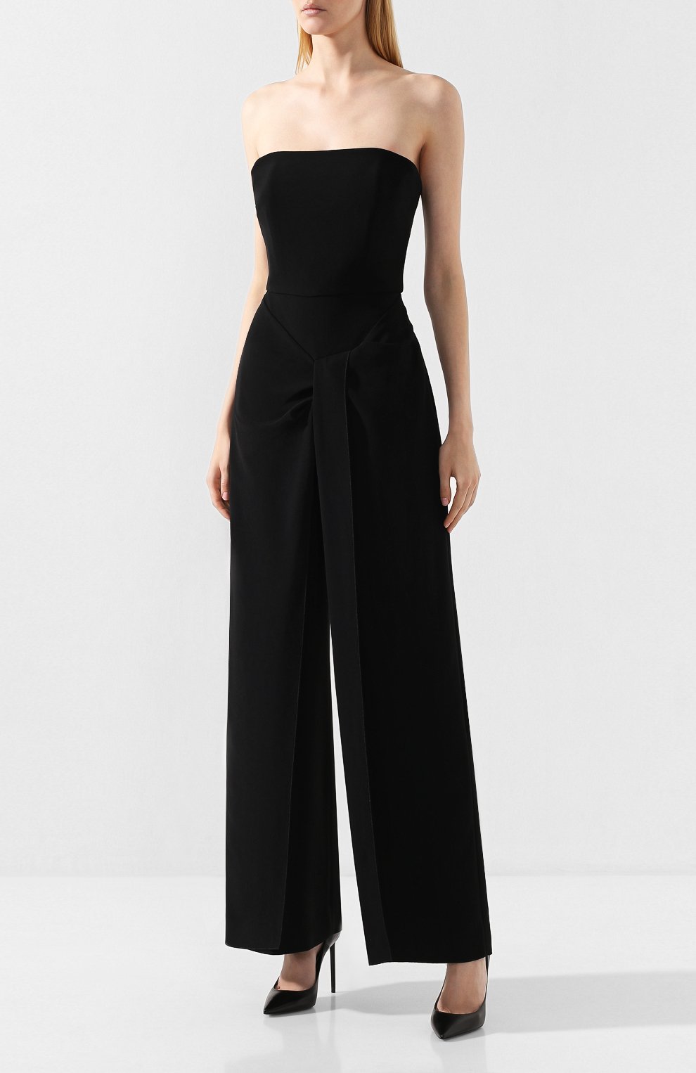 Комбинезон ROLAND MOURET черного цвета по цене 155000 руб., арт. PW19/S0666/F2241, фото 3 Комбинезон ROLAND MOURET, арт. PW19/S0666/F2241, фото 3
