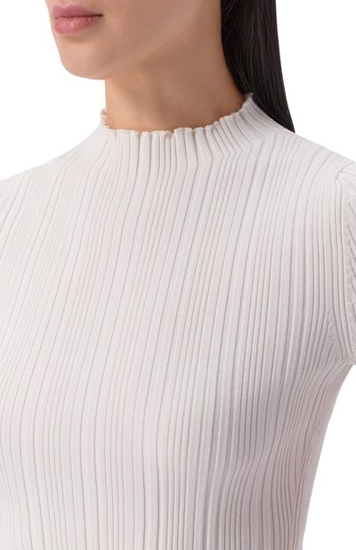 Пуловер из вискозы HUGO белого цвета по цене 15750 руб., арт. 50542598, фото 5 Пуловер из вискозы HUGO, арт. 50542598, фото 5