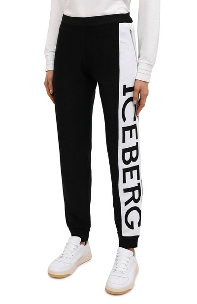 Джоггеры из шерсти и вискозы ICEBERG, арт. 20I I2P0/AB03/7388, фото 3