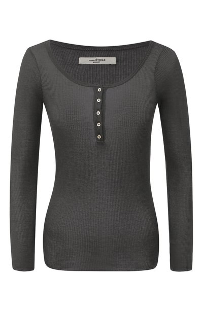 Женская хлопковый лонгслив-хенли ISABEL MARANT ETOILE, арт. TS0769-20A062E/LAMYLIC