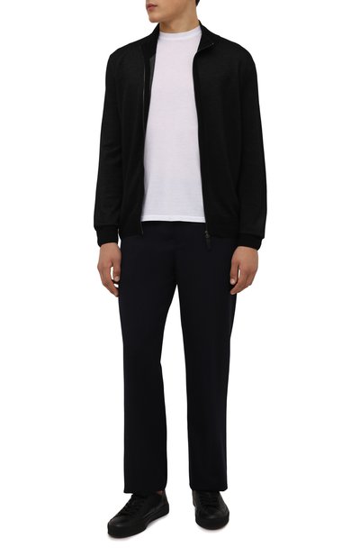 Кардиган из шелка и кашемира BRIONI темно-серого цвета по цене 158500 руб., арт. UMT20L/01K16, фото 2 Кардиган из шелка и кашемира BRIONI, арт. UMT20L/01K16, фото 2