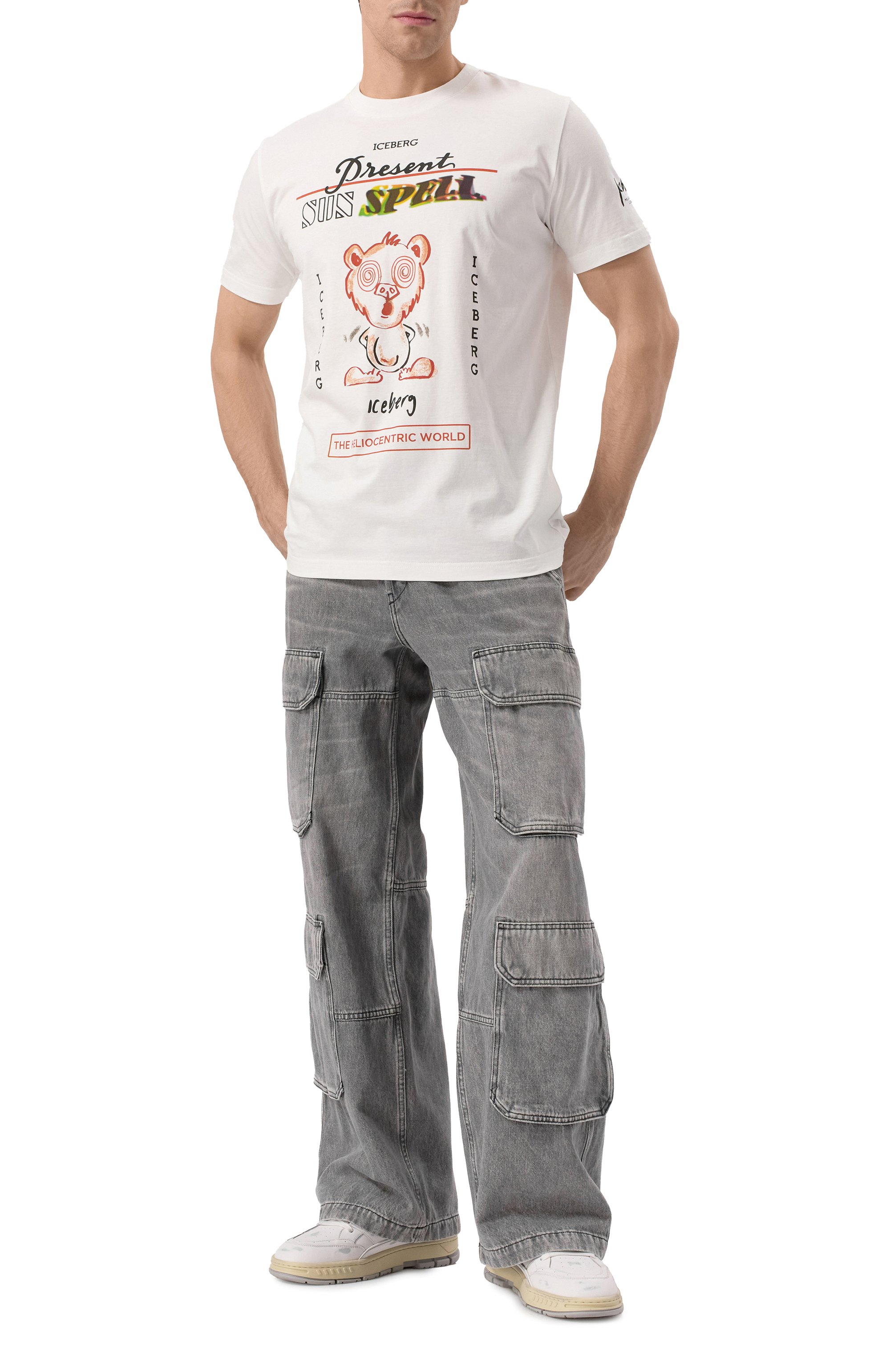 Хлопковая футболка ICEBERG, арт. F02B/6325, фото 2