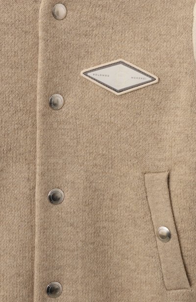 Бомбер из шерсти и кашемира BRUNELLO CUCINELLI, арт. B36M12536A, фото 3