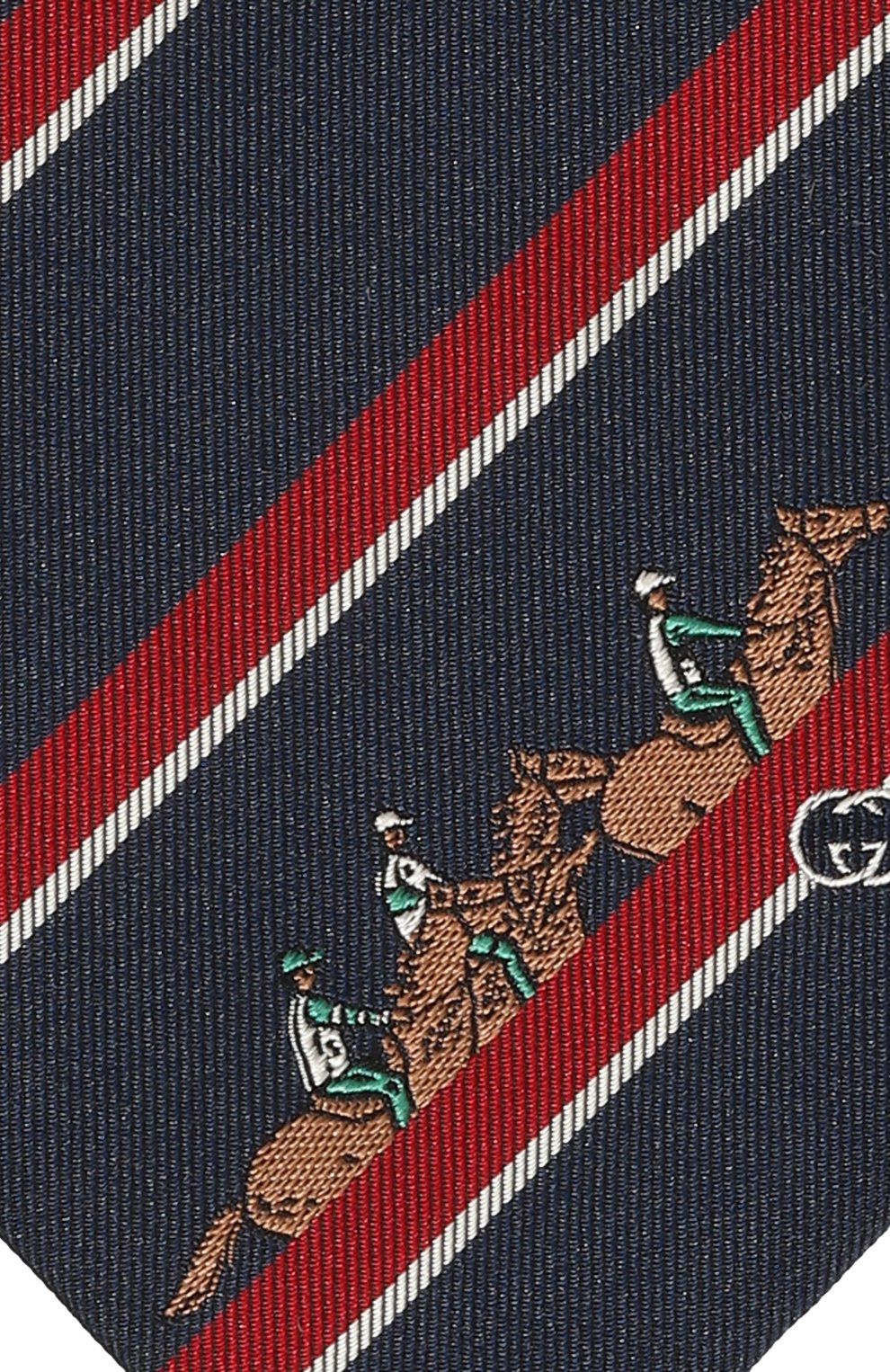 Шелковый галстук GUCCI, арт. 624087 4E002, фото 4