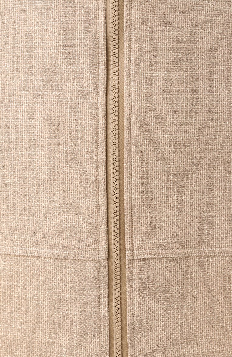 Мужской толстовка из шерсти и шелка KITON бежевого цвета, арт. UMC010K0615E10 | Фото 6 (Рукава: Длинные; Материал внешний: Шерсть; Длина (для топов): Стандартные; Мужское Кросс-КТ: Толстовка-одежда; Стили: Спорт-шик; Автоматизация состава: Проставлено; Автоматизация ТО: Проставлено)