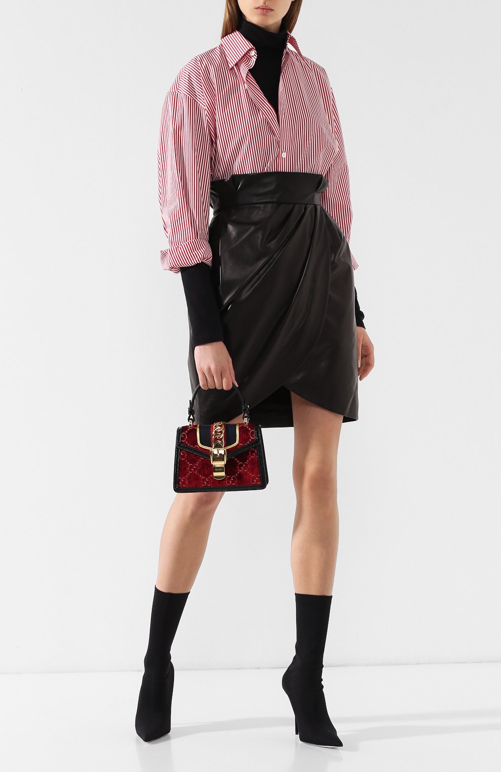 Сумка sylvie gg mini GUCCI, арт. 470270/9JTFG, фото 2