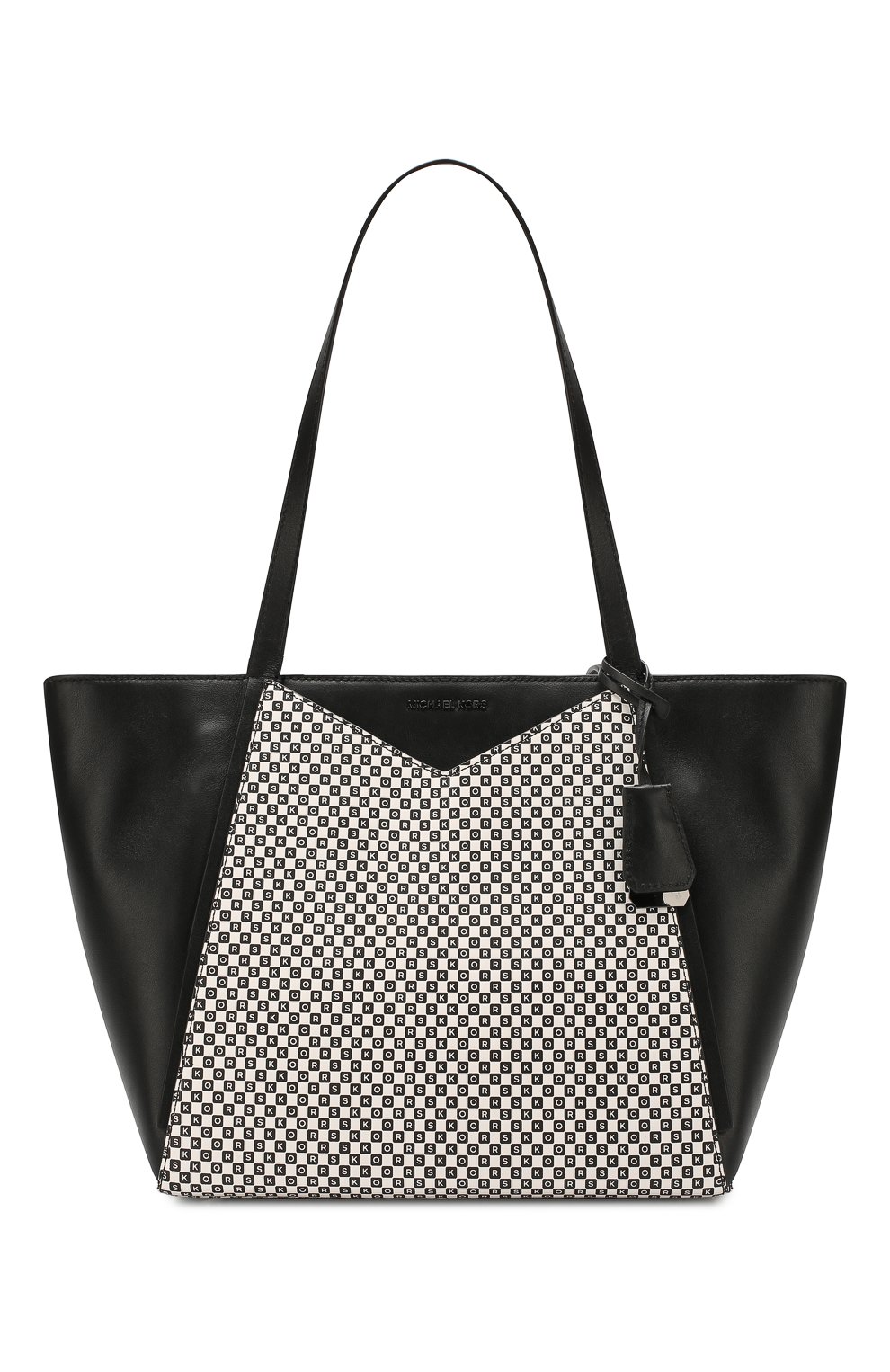 Сумка-тоут whitney large MICHAEL MICHAEL KORS черного цвета по цене 42550 руб., арт. 30T9UWHT3R, фото 1 Сумка-тоут whitney large MICHAEL MICHAEL KORS, арт. 30T9UWHT3R, фото 1