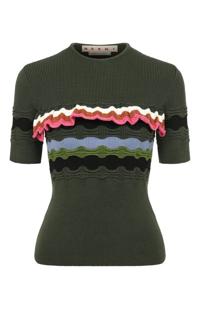 Женский хлопковый пуловер MARNI, арт. GCMD0640Q0/UFCC21