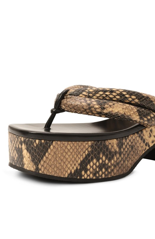 Кожаные сабо Dries Van Noten WS251/1542/397 Бежевый  WS251/1542/397 Фото 7