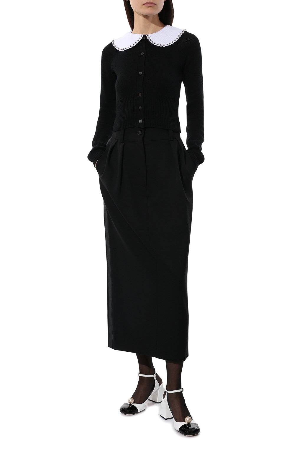 Кашемировый кардиган MIU MIU, арт. MMF557-1Z9L-F0002, фото 2