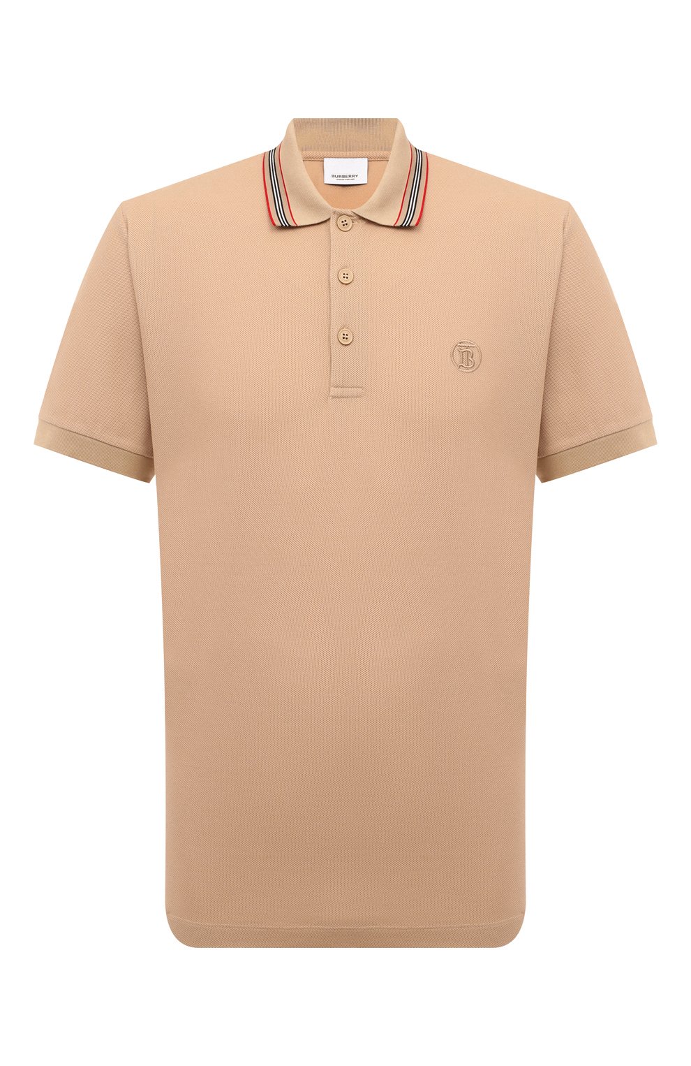Хлопковое поло BURBERRY, арт. 8056223, фото 1