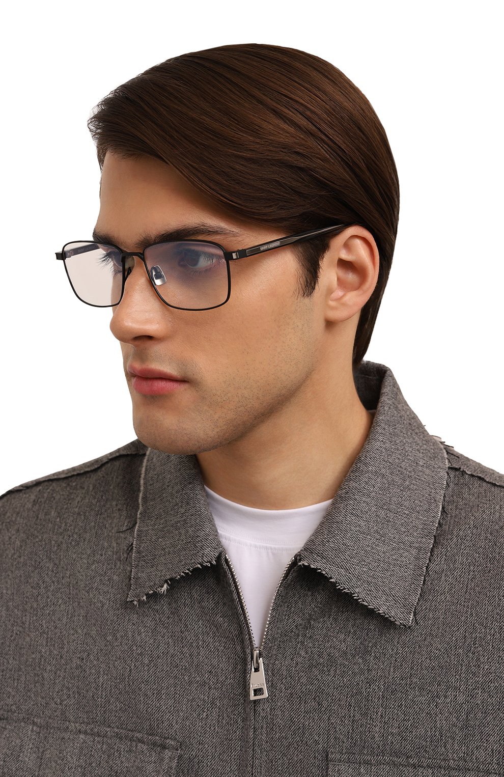 Оправа SAINT LAURENT черного цвета по цене 39700 руб., арт. SL 666 003, фото 2 Оправа SAINT LAURENT, арт. SL 666 003, фото 2