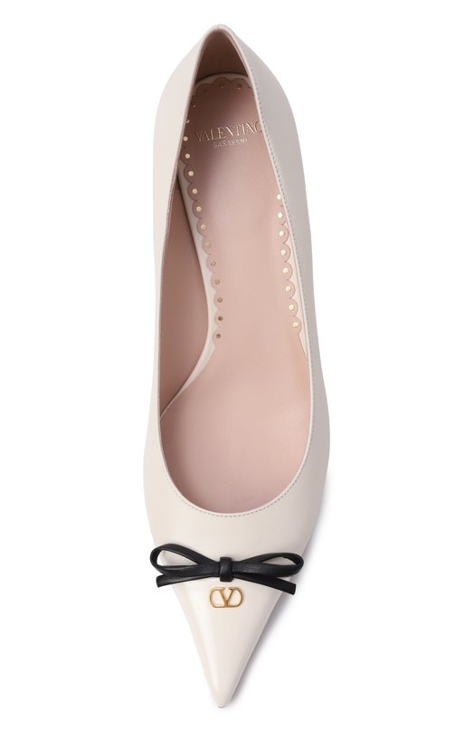 Кожаные туфли Bepointy 45 Valentino 8W2S0LQ0/DAL Кремовый  8W2S0LQ0/DAL Фото 6