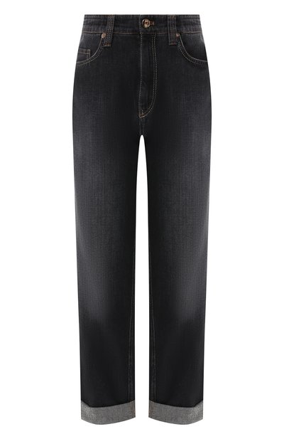 Женские джинсы с отворотами BRUNELLO CUCINELLI, арт. M0H72P5399
