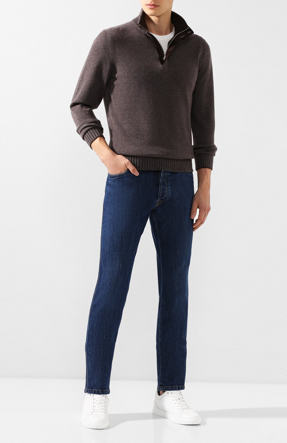 Кашемировый джемпер FIORONI, арт. M13004C1, фото 2