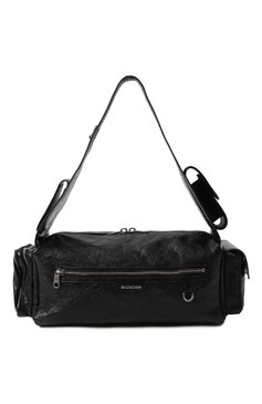 Мужская сумка superbusy small BALENCIAGA черного цвета, арт. 702167/210C8 | Фото 6 (Размер: large; Материал: Натуральная кожа; Материал сплава: Проставлено; Драгоценные камни: Проставлено)