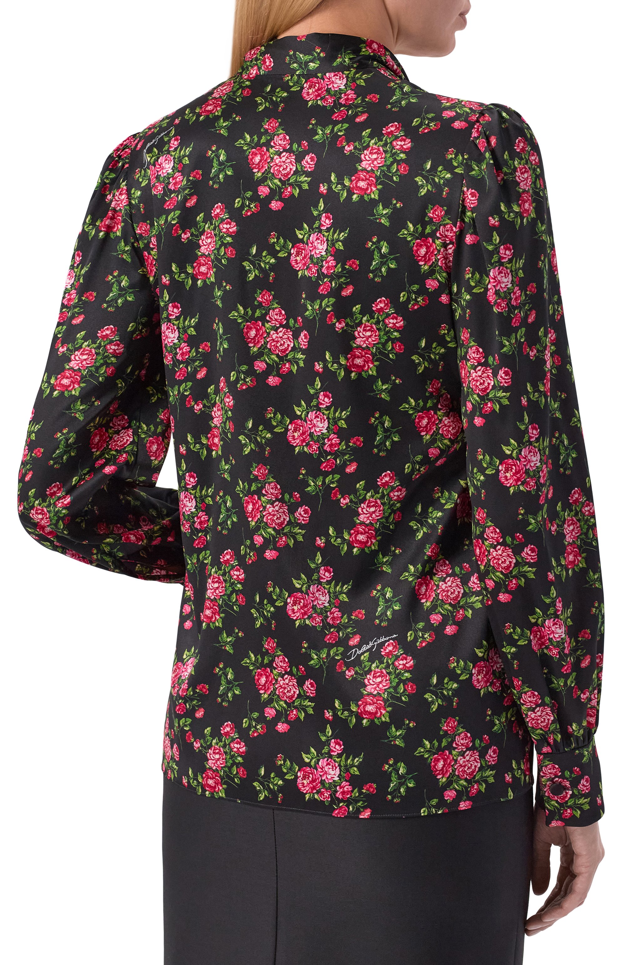 Атласная блузка DOLCE & GABBANA, арт. F5T17T/FSA8G, фото 4