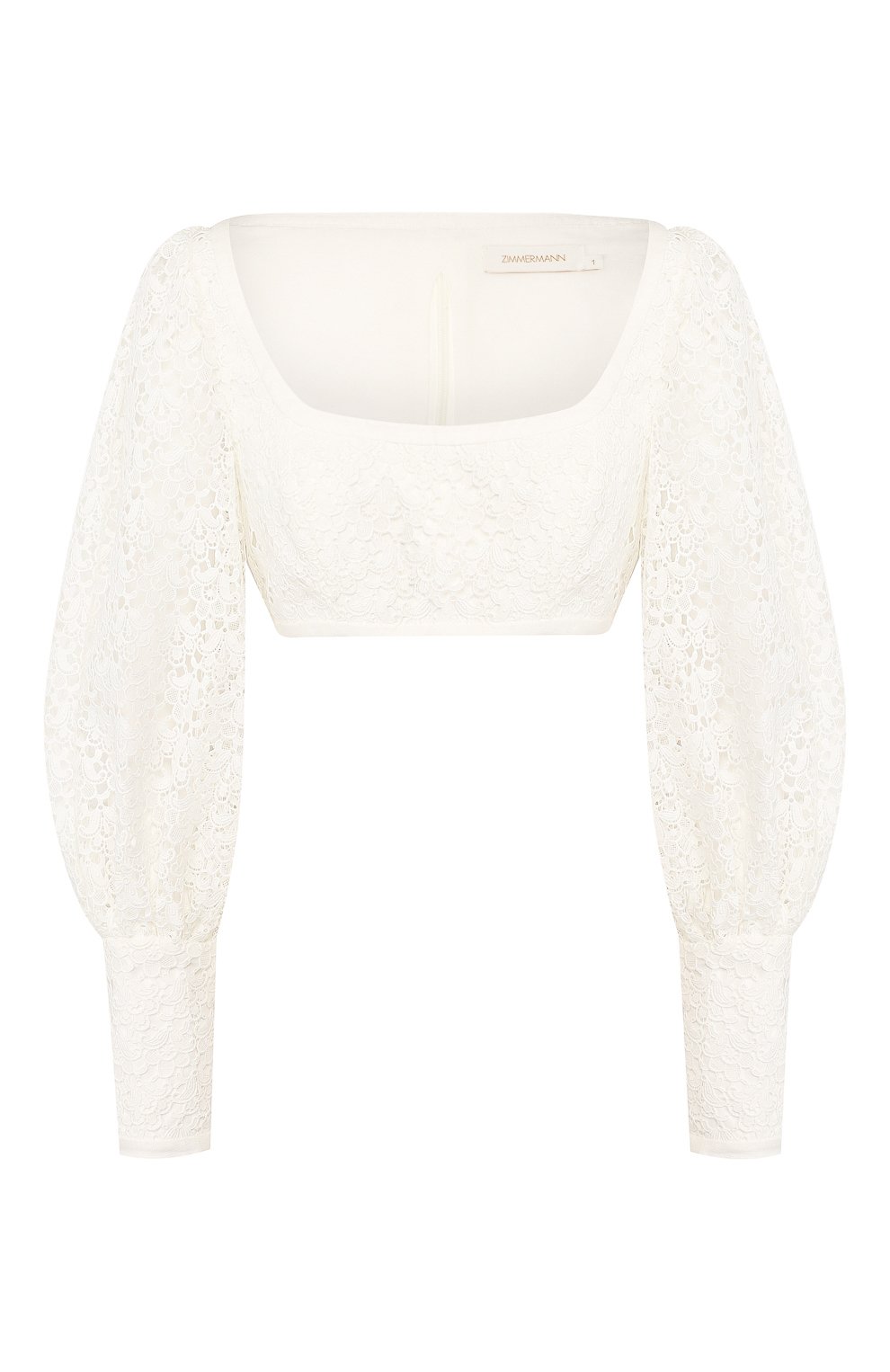 Топ ZIMMERMANN белого цвета по цене 86450 руб., арт. 7728TSUP, фото 1 Топ ZIMMERMANN, арт. 7728TSUP, фото 1