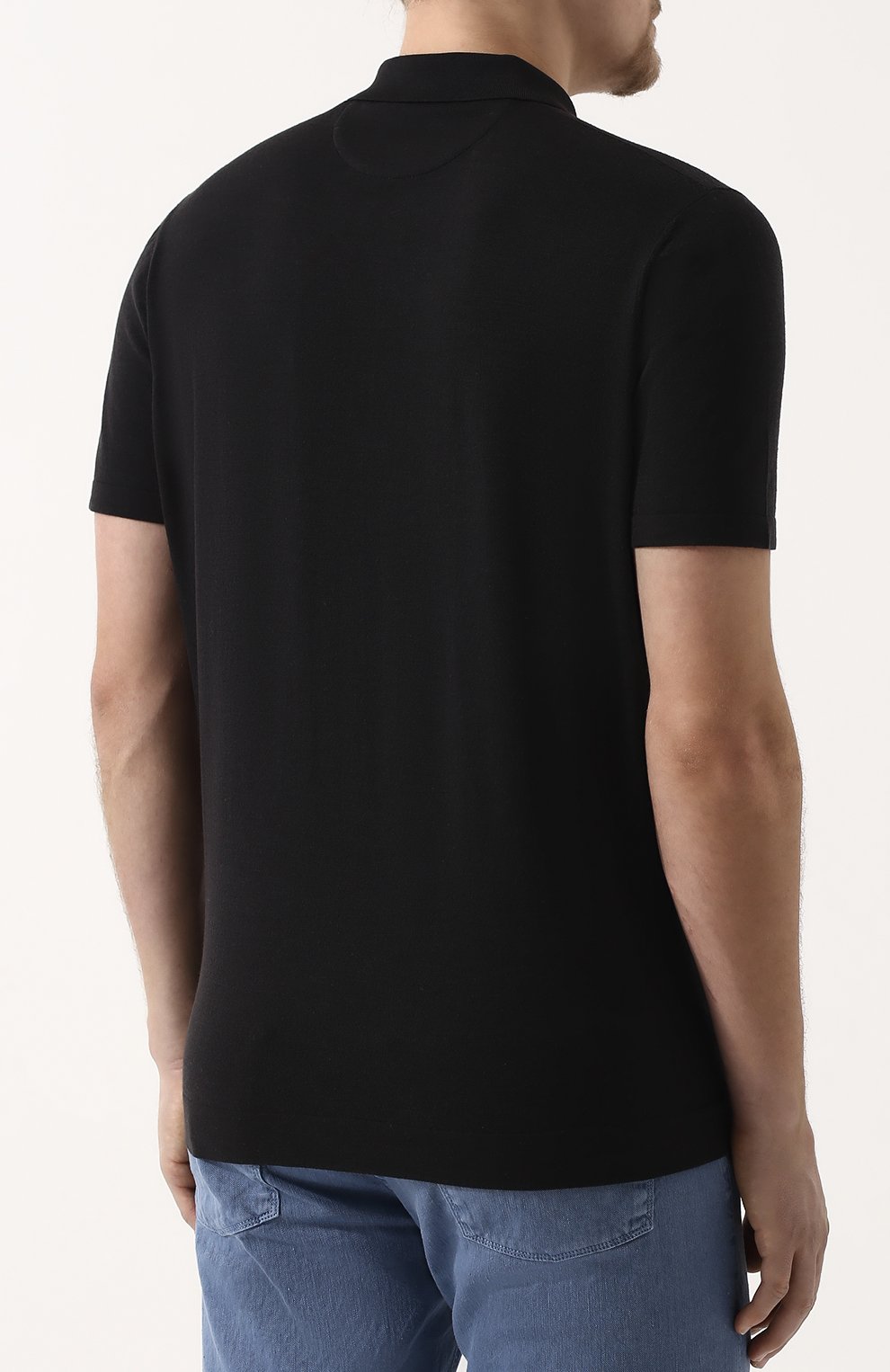 Шерстяное поло с короткими рукавами LORO PIANA, арт. FAI0677, фото 4