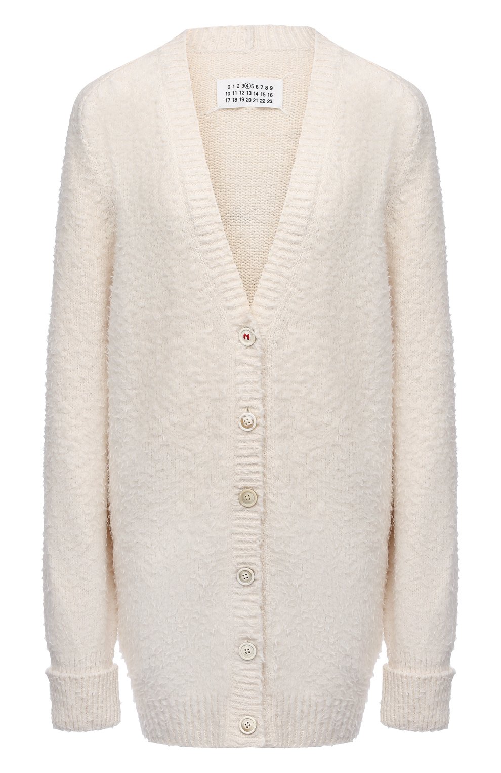 Хлопковый кардиган MAISON MARGIELA кремового цвета по цене 96150 руб., арт. S51GP0226/S17664, фото 1 Хлопковый кардиган MAISON MARGIELA, арт. S51GP0226/S17664, фото 1