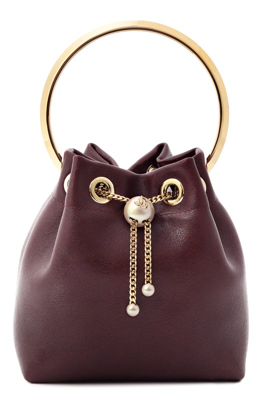 Сумка Bon Bon Jimmy Choo B0NB0NTYT Бордовый B0NB0NTYT