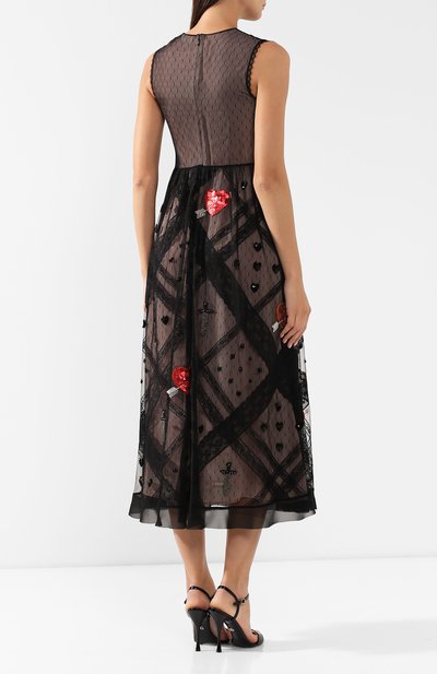 Платье-миди REDVALENTINO, арт. SR3VA03H/4CE, фото 4
