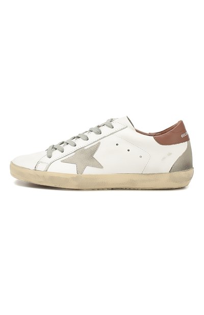 Кожаные кеды superstar GOLDEN GOOSE DELUXE BRAND, арт. G34WS590.N94, фото 3