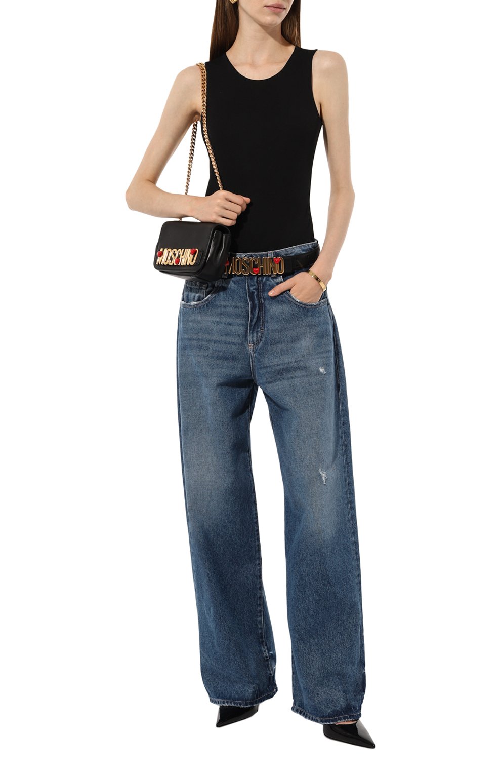 Сумка heart logo MOSCHINO, арт. A7323/8002, фото 7